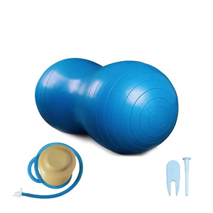 Phòng tập thể dục thiết bị hình dạng viên nang PVC yoga bóng tập thể dục cân bằng đào tạo massage bóng chống cháy nổ đậu phộng yoga bóng - Product Image 6