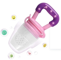 Ventes chaudes de sucettes d'alimentation pour bébés, sans BPA, en silicone de qualité alimentaire, distributeur de nourriture pour bébés