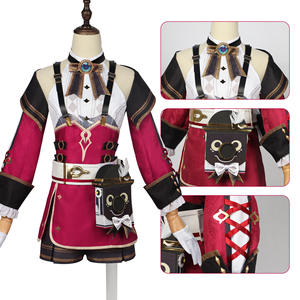 Costume de cosplay complet pour Genshin Impact <span class=keywords><strong>Charlotte</strong></span>, tailles XS-3XL, comprenant uniforme et chapeau. - Product Image 2