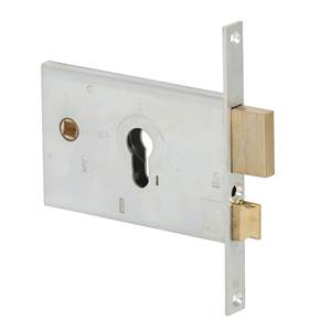 SERRURE À CYLINDRE EUROPÉENNE POUR LE PLIAGE DE L'ART. 44120 CISA E58 - Frontal mm 16 - Product Image 2