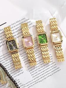 นาฬิกาควอตซ์เหลี่ยมใหม่สำหรับสุภาพสตรีนาฬิกาควอตซ์ที่สง่างามและทันสมัย - Product Image 6