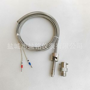 Salt Inscription J Type Thermocouple <b>Probe</b> Wire Leads <b>Temperature</b> Sensor For Industrial Use - Product Image 3