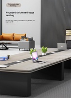 Grande table de conférence de bureau de style moderne personnalisée mobilier de bureau classique personnalisé pour la maison école hôtel panneau de bois matériel