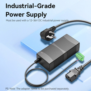 GIANTECH GT-G0008T 8 Port POE Industrial Gigabit Ethernet Network <b>Switch</b> 598Gbps Non-Blocking Capacity Dual <b>Power</b> Supply VLAN - Product Image 2
