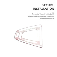 Accesorios Interiores de Fibra de Carbono ES para Automóviles, Cubierta Decorativa para Palanca de Cambios para BMW M3 M4 (Estilo 14-18), Accesorios de Decoración para Automóviles