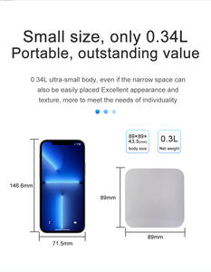 كمبيوتر مصغر إنتل الجيل الثاني عشر N100 ذاكرة وصول عشوائي 16 جيجابايت قرص صلب SSD 512 جيجابايت يدعم عرض مزدوج بدقة 4K فائق الصغر بدون مروحة ويندوز 11 برو - Product Image 5