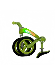 Vélo d'apprentissage pliable pour tout-petits avec lumière, meilleur cadeau pour les enfants de 2 à 5 ans, facile à manipuler, vélo d'équilibre confortable, jouets - Product Image 3