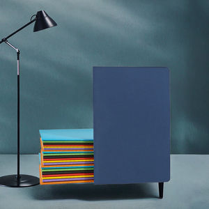 Diario de registro de negocios para reuniones escolares, cuaderno de cuero de tapa dura, 100 hojas interiores, encuadernación de costura de hilo, incluye bolígrafo - Product Image 3