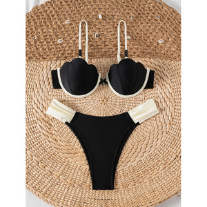<span class=keywords><strong>Bikini</strong></span> Sexy con <span class=keywords><strong>Push</strong></span>-<span class=keywords><strong>Up</strong></span>, Modelo 2026, Varios Colores, Cintura Baja, Alta Calidad, Conjunto de 2 Piezas - Product Image 3
