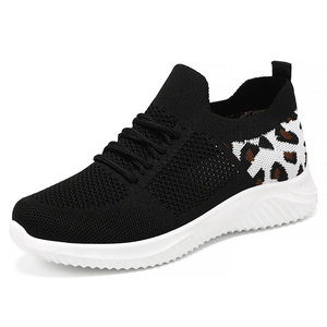 G-FY1008 Baskets plates décontractées pour femmes en tissu extensible en coton, chaussures de marche tendance pour l'automne, idéales pour la course à pied - Product Image 4
