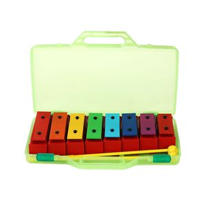Glockenspiel en métal arc-en-ciel à 8 tons, instrument de percussion Orff pour enfants, jouet musical éducatif précoce pour enfants - Product Image 3