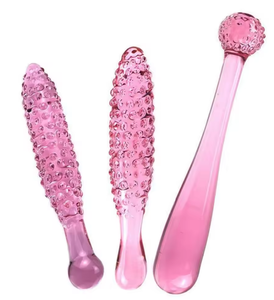 3 Type Baseball Bat Design Crystal Glass Body Wand Massager Glass <b>Butt</b> <b>Anal</b> <b>Plug</b> Toys For Adult - Product Image 1