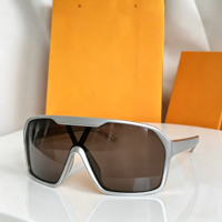 Lunettes de soleil unisexes surdimensionnées vintage dorées carrées à monture intégrale avec verres PC et protection UV400 pour activités de plein air
