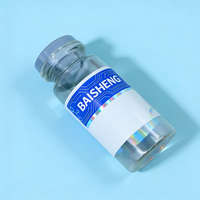 Autocollants holographiques personnalisés et sur mesure, imperméables, en vinyle pharmaceutique, étiquettes de peptides pour l'identification des emballages de flacons