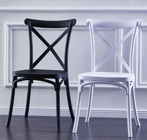 Chaises de mariage d'or de chaise de dos de croix d'or durable pour des locations d'hôtel Banquet et d'événement - Product Image 5