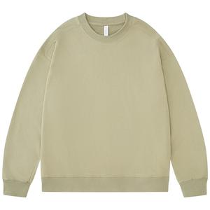 Nouvelle arrivée Logo personnalisé sweats 380 GSM hommes col rond automne en gros - Product Image 1