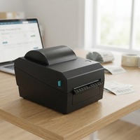 Imprimante d'étiquettes thermiques 110 mm pour petites entreprises, imprimante de bordereaux sans fil Bluetooth WiFi avec fonction de décollement
