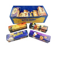 Jouets Squishy en Gros pour Halloween, en Mousse PU à Remontée Lente, en Forme de Beurre, pour le jeu de la Bonbonnière, Cadeaux d'Halloween