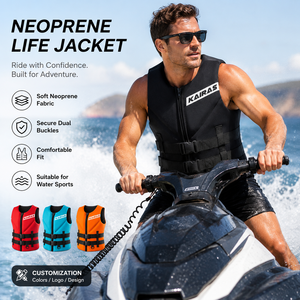 <span class=keywords><strong>Chaleco</strong></span> <span class=keywords><strong>Salvavidas</strong></span> de Neopreno Personalizado para Adultos, Chaqueta de Flotabilidad Profesional para Surf, Kayak, <span class=keywords><strong>Moto</strong></span> Acuática, Rafting, Natación y Deportes Acuáticos - Product Image 6