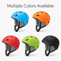 Casque de snowboard respirant en ABS, réglable pour adultes, enfants, hommes et femmes, logo personnalisé disponible