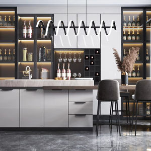 Unité murale d'affichage de casier à <span class=keywords><strong>vin</strong></span> personnalisé de qualité supérieure avec verrerie élégante pour le stockage et la présentation du <span class=keywords><strong>vin</strong></span> - Product Image 2