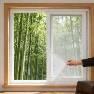 Mosquitera Retráctil de Fibra de Vidrio con Diseño Moderno y Malla de Diamante, Antimosquitos y Antiinsectos, en Oferta - Product Image 5