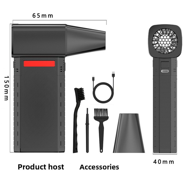 130000 RPM Powerful Turbo Mini Strong Fan House Cleaning Handy Jet Outdoor Cooking Air Duster Cooling Mini Violent Turbo Fan