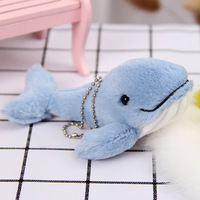 Porte-clés en peluche Baleine Beluga Mignonne de Dessin Animé, Breloques de Sac à Dos, Petites Poupées en Peluche Baleine Douces, Accessoires Porte-clés, Cadeau en Gros