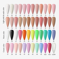 Gel acrylique Abrltino. Formule à dissoudre pour une extension rapide des ongles. Gel de construction Spotlight idéal pour les extensions d'ongles en acrylique.