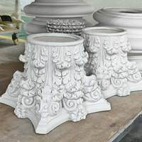 Colonne romaine en polyuréthane léger de conception européenne moderne, décoration intérieure et extérieure, matériau de construction en plastique
