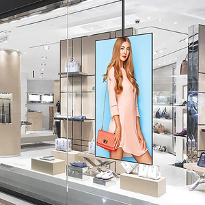 Slimline quảng cáo kỹ thuật số hiển thị đường phố quảng cáo màn hình trung tâm mua sắm năng động bán lẻ thời gian thực bắt mắt hệ thống - Product Image 2