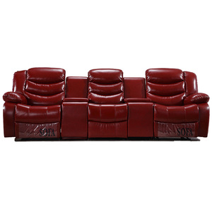 मल्टी-फंक्शनल सिनेमा सोफा होम थिएटर के लिए स्पंज भरने के साथ मल्टी-फंक्शनल सिनेमा सोफे इलेक्ट्रिक थ्री-सीटर देखने की कुर्सी - Product Image 4