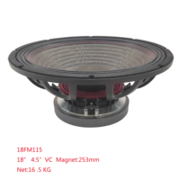Haut-parleur de haute qualité Audionic 1500W 18 pouces extérieur 8ohm 96dB 3000w Sub Woofer