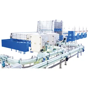 Máquina de fabricación de rollos de papel tisú sin parada, línea de producción completa de planta de fabricación de papel higiénico