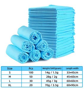 <b>High</b> Quality Blue Disposable Pet Pads Super Absorbent Leak-Proof Odor Control Non-Slip Design Pheromones Attracting Waterproof - Product Image 1