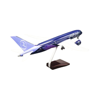 43CM B787 Unisexe Diecast Avion Modèle 1:130 Résine Avion LED Lumières Vente Chaude Personnalisable Cadeau de Vacances pour Avion