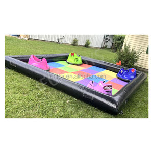 Pista de Carreras Inflable de PVC Comercial con Coches de Choque y Bomba, Color Personalizado, Diversión para Niños, Centros de Entretenimiento - Product Image 1