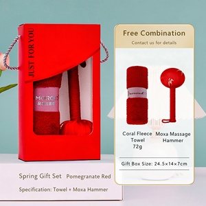 Ensemble cadeau de luxe promotionnel, logo personnalisé imprimé UV, serviette en microfibre douce et absorbante, brosse à cheveux ventilée pour la maison, les voyages et le salon - Product Image 2