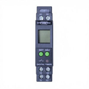 Temporizador Mecánico Digital V0DDTS1 GIC de Uso Industrial, Ecológico, de PVC, Control Automático, Ajuste de Tiempo de 999 Horas, 240V 50/60Hz - Product Image 1