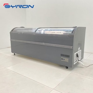Congelador Horizontal Comercial de Ahorro Energético para Hipermercados, Exhibidor de Pescado Congelado y Almacenamiento de Hielo, con Temperatura Ajustable - Product Image 1