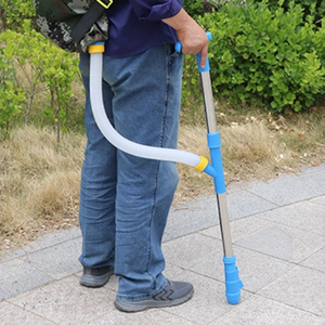 Pulvérisateur à dos camouflage avec pompe bleue et raccord de tuyau - Product Image 4