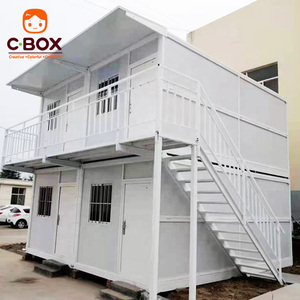 Cbox Edificio Modular Prefabricado Personalizado, Paquete Plano, Oficina Móvil, Campamento Minero, Restaurante, Casa Contenedor Modular de 2 Pisos - Product Image 1