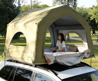Tente de toit gonflable Oxford robuste et imperméable, installation rapide, abri spacieux et confortable pour le camping, les événements et les entreprises de location