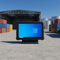 Tableta Industrial Resistente Inteligente con Windows de 10.1 Pulgadas, con Escáner de Códigos de Barras NFC FRID 1D 2D