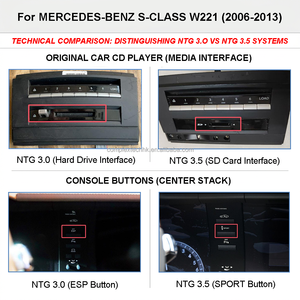 เครื่องเล่นมัลติมีเดีย Android 13 สำหรับรถยนต์ Mercedes Benz S-Class W221 ปี 2006-2013 NTG3.0 3.5 รองรับ Wireless CarPlay พร้อมระบบ GPS อัปเกรดหน้าจอ - Product Image 6