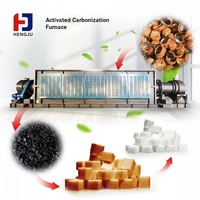 Four à charbon actif 30-40 kg/h en cosse de riz Petit four à carbonatation activée Pyrolyse du biochar en vente