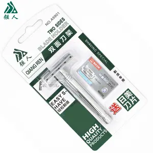 Metalen handvat double edge blades scheren safety razor