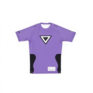 เสื้อรัดกล้ามเนื้อสำหรับบราซิลเลียนยิวยิตสูแบบไม่ใช้ผ้าป้องกัน (No Gi) ขายส่ง รับสั่งทำลายพิมพ์ ยืดได้ 4 ทิศทาง แห้งเร็ว ผู้ผลิต OEM - Product Image 2