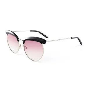 Fifroad simpatici occhiali da sole cat eye acetato metallo design unico occhiali da sole stock per le donne e gli uomini