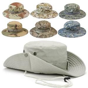 Camuflaje Boonie Hombres Sombrero Sombreros de cubo Panamá Gorra de verano Caza Senderismo Al Aire Libre Camo Sun Caps - Product Image 2